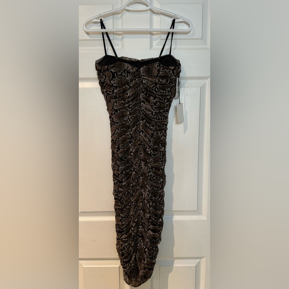 Aritzia Snake-print Babatoon Dress, Size 6, NWT - Picture 2 of 4